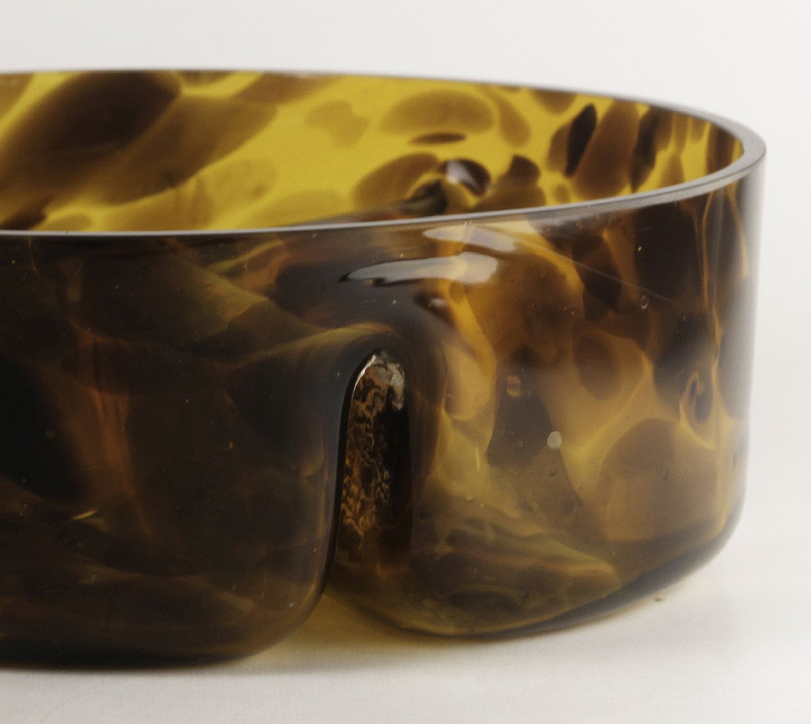 Mid 20th Century Modern Glass Centerpiece Salad Bowl By Argentine Designer Alberto Churba photo buy
