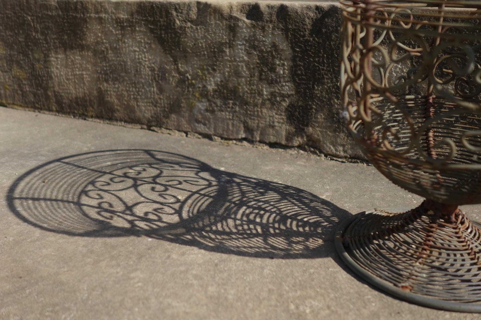 Antique Art Deco Wrought Iron Planter – Elegant French Flower Pot photo buy