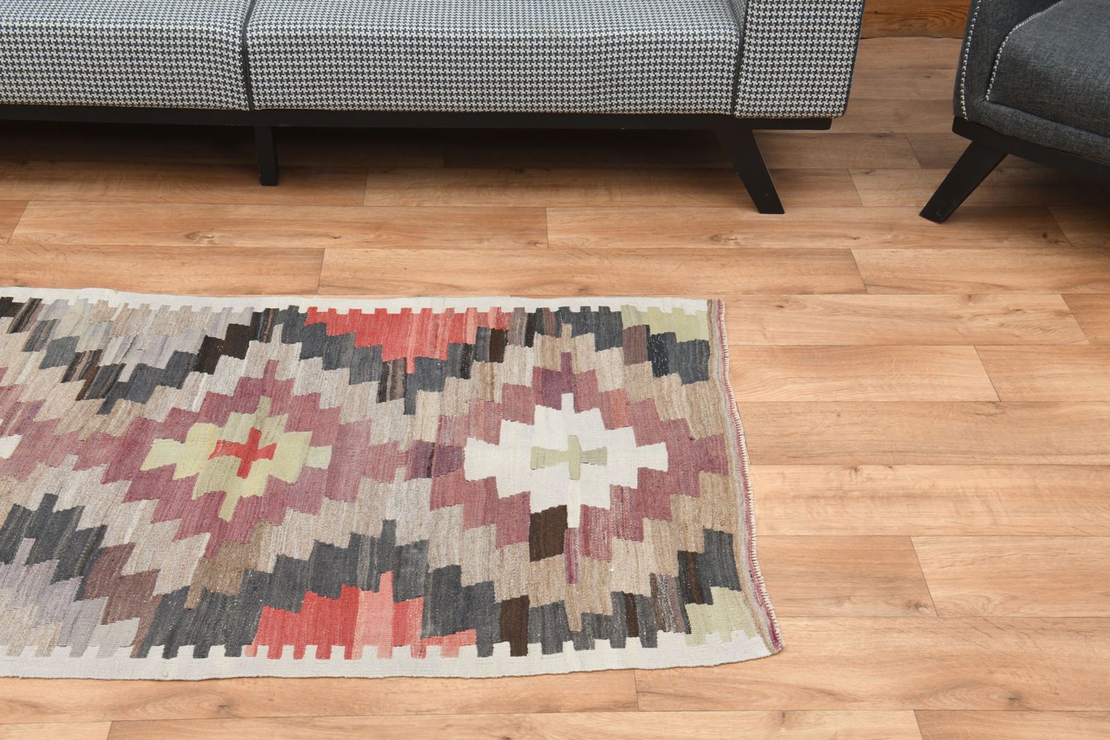 3'1x4'8 Ft, Geometric Style Turkish Kilim Accent Rug, Bathroom Decor, Bath Mat, Wool Bedside Rugs, Vintage Carpet, Wool, Handmade, Flatweave photo buy