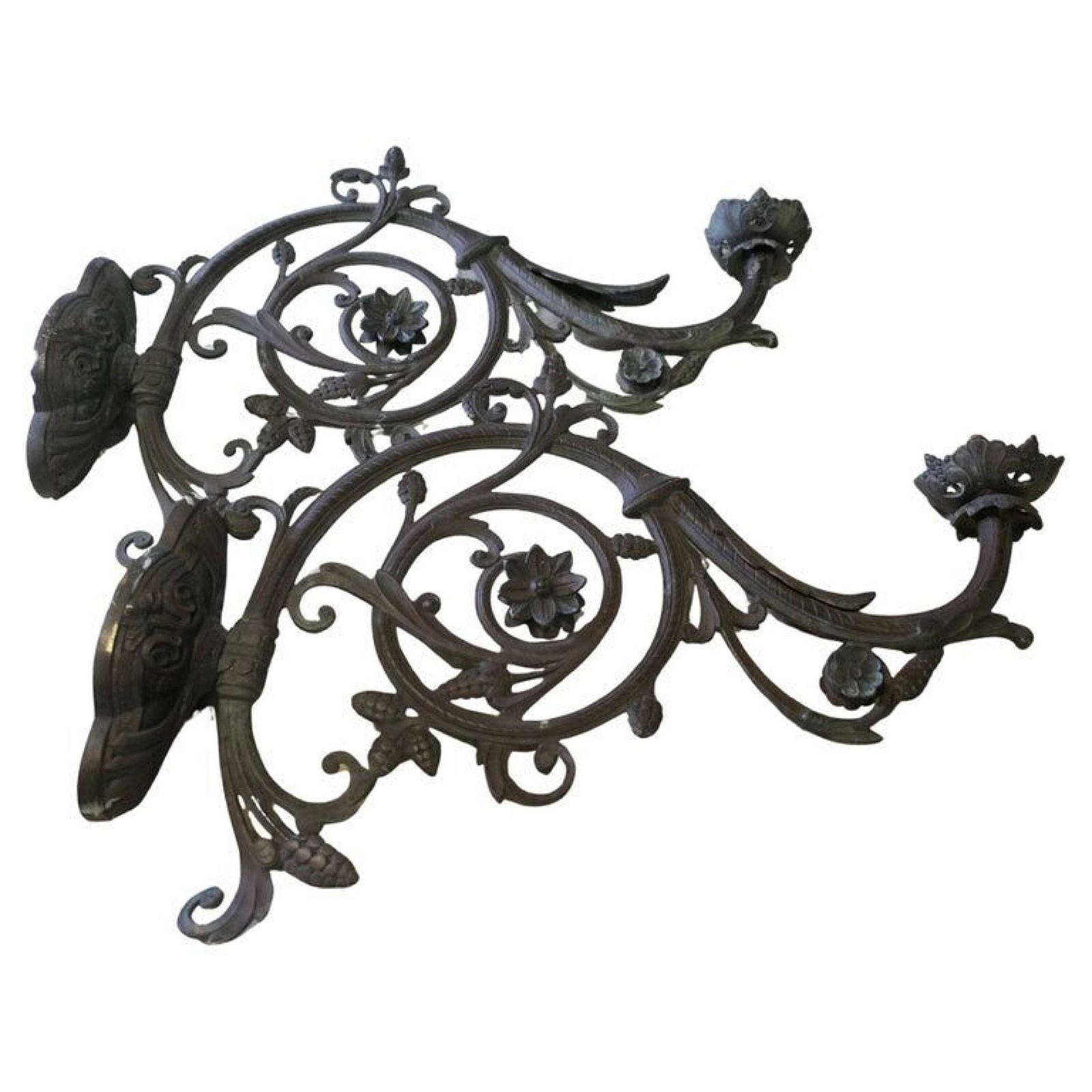 A Pair Of Very Elaborate French Bronze Brackets
