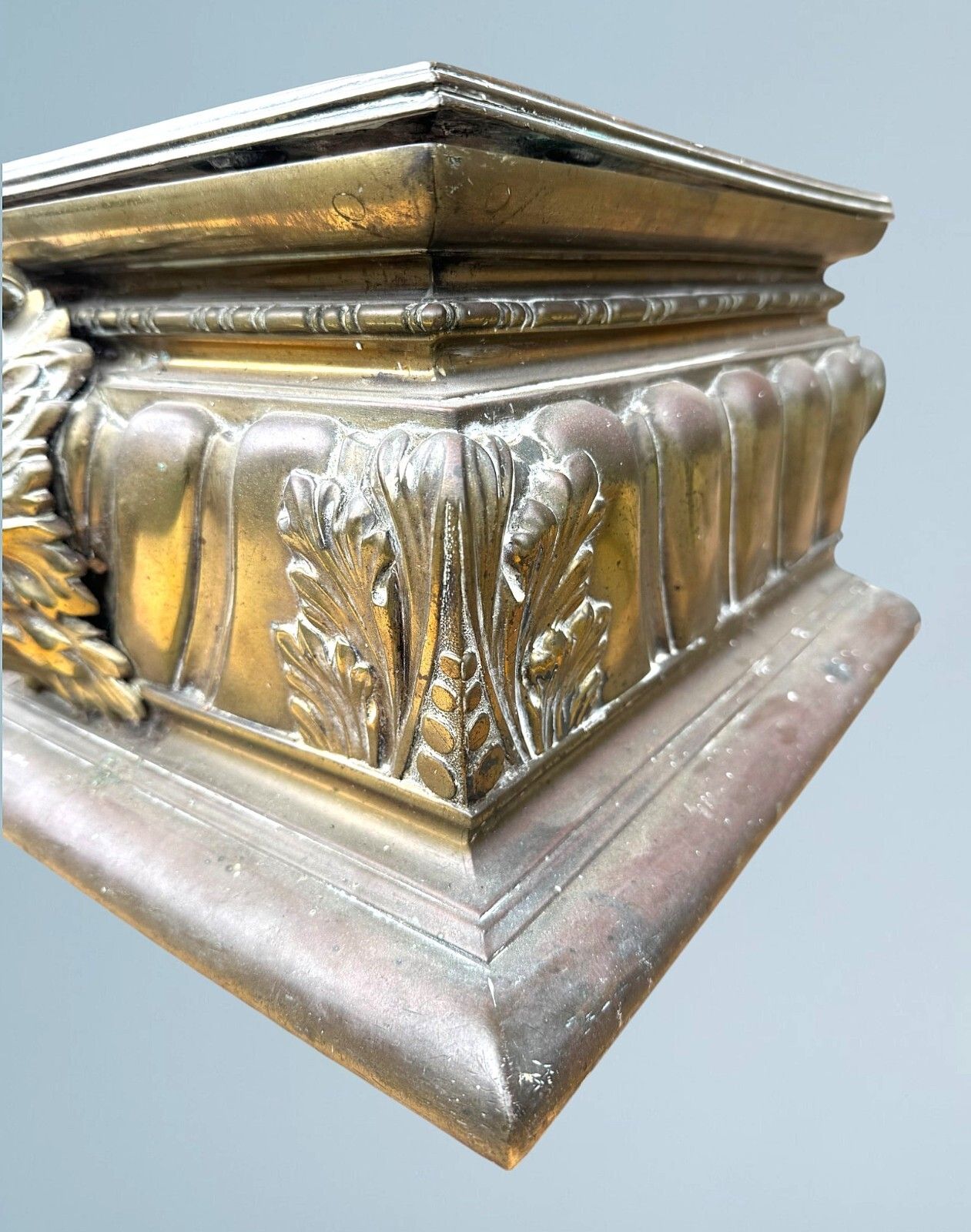 Large 19th Century Country House Brass Fender photo vinterior