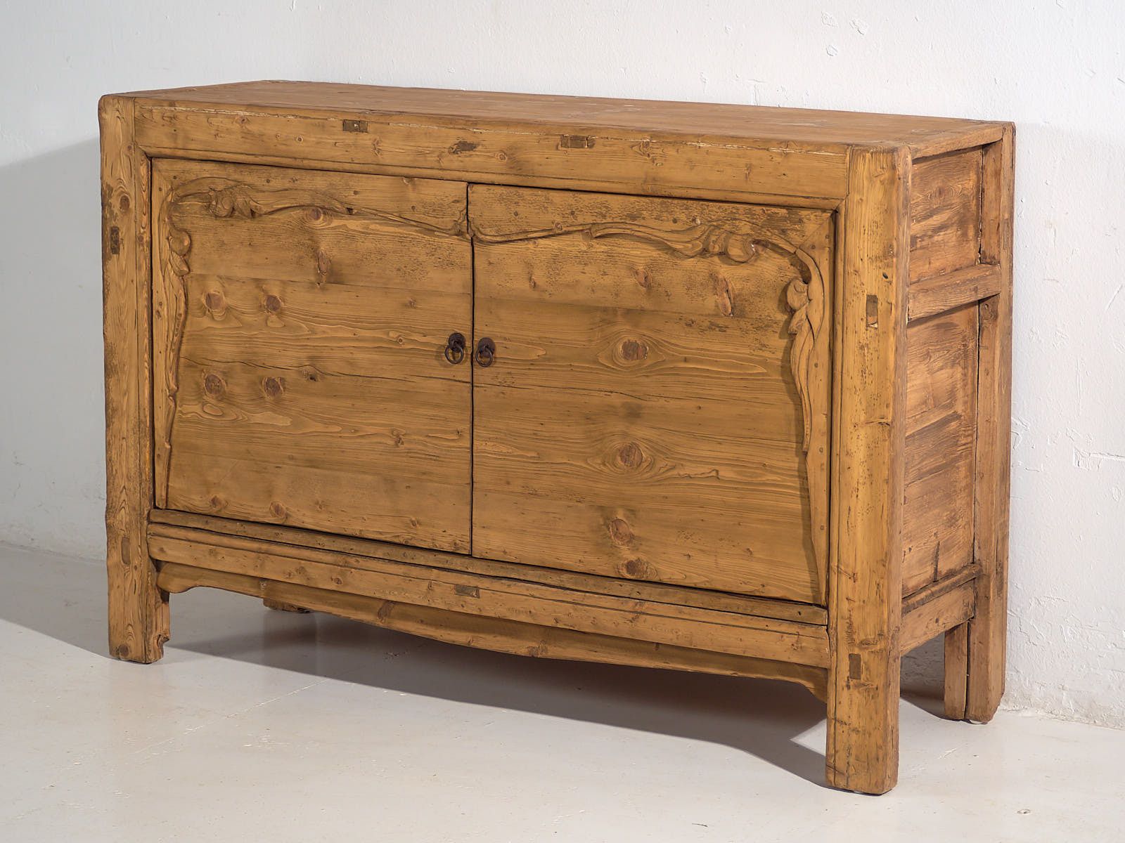 photo vintage Antique Sideboard With Two Doors (C.1900) #1