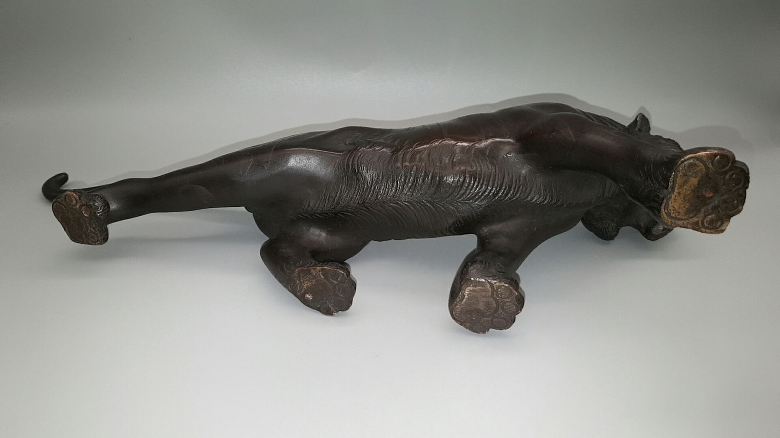 Fine Japanese Meiji (Late 19thc) Bronze Tiger photo 300.0