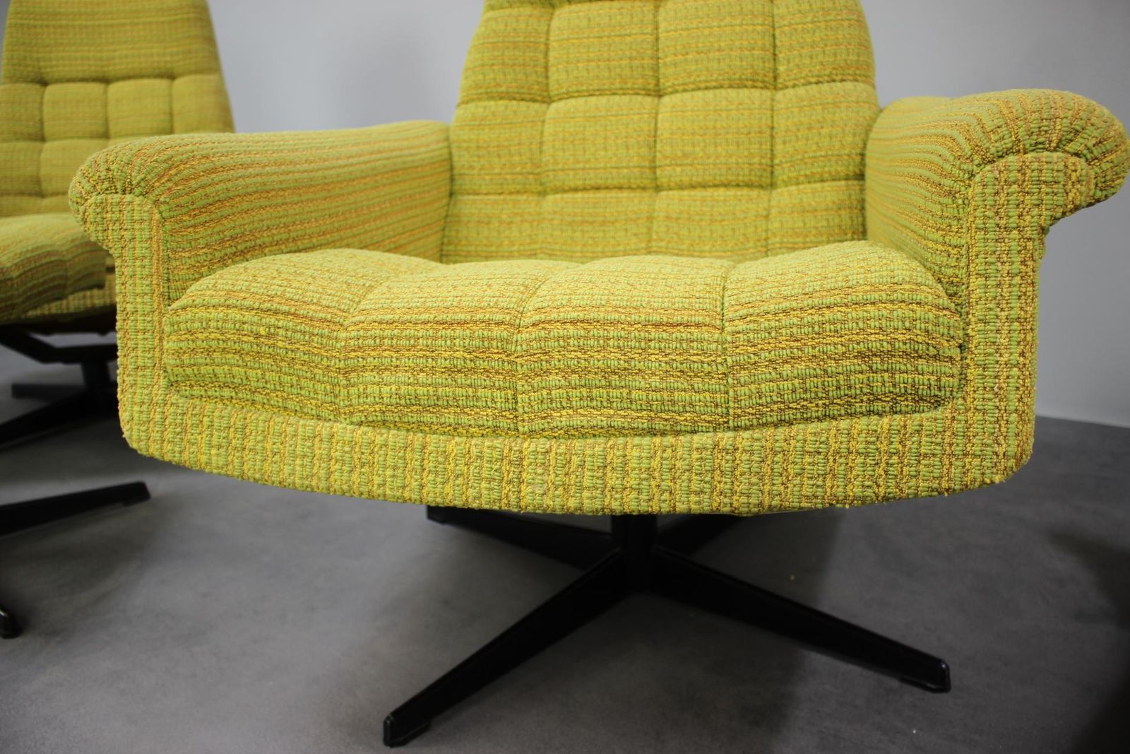 photo for sale Mid Century Pair Of Armchairs Tabouret By Morávek A Munzar, 1968s, Czsk
