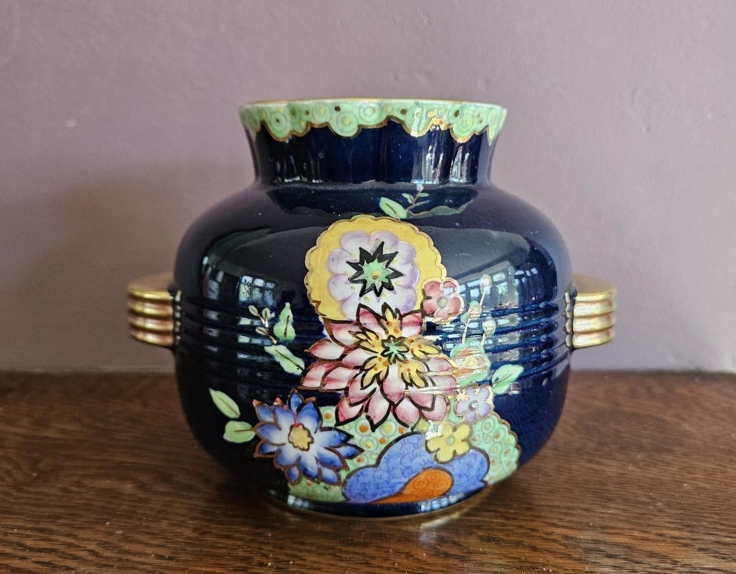 Crown Devon Art Deco Vase, 1930s photo Home Decor