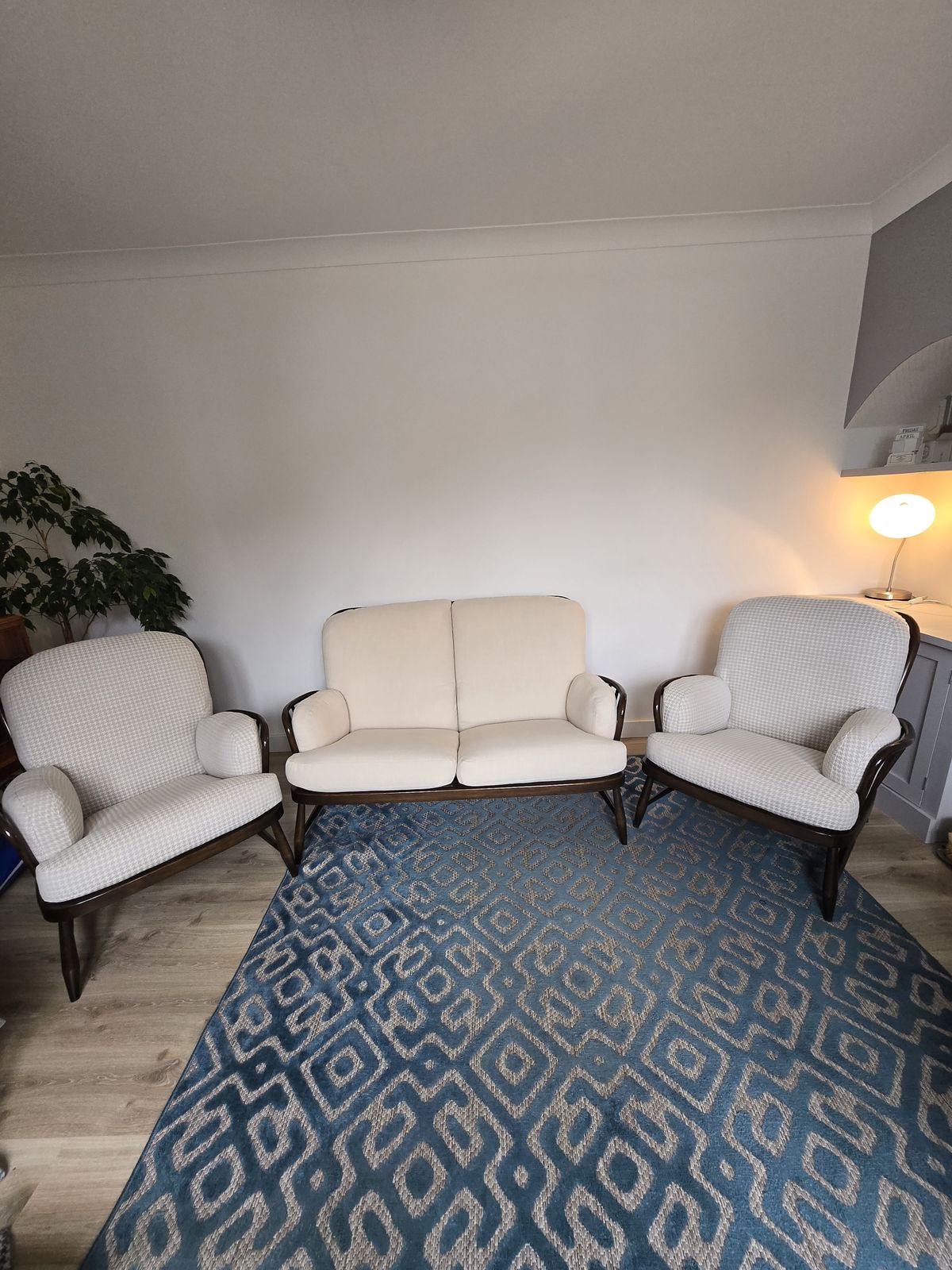 Ercol 766 Jubilee 2 Seater Sofa And Matching Chair