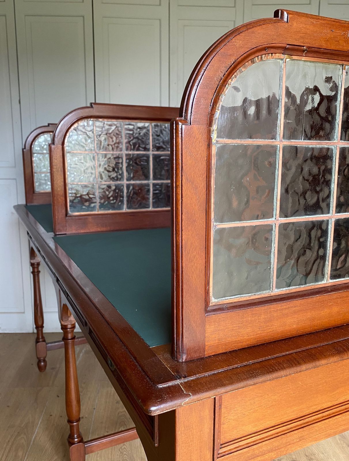 Mahogany Twin Clerks Desk, 1900s photo furniture