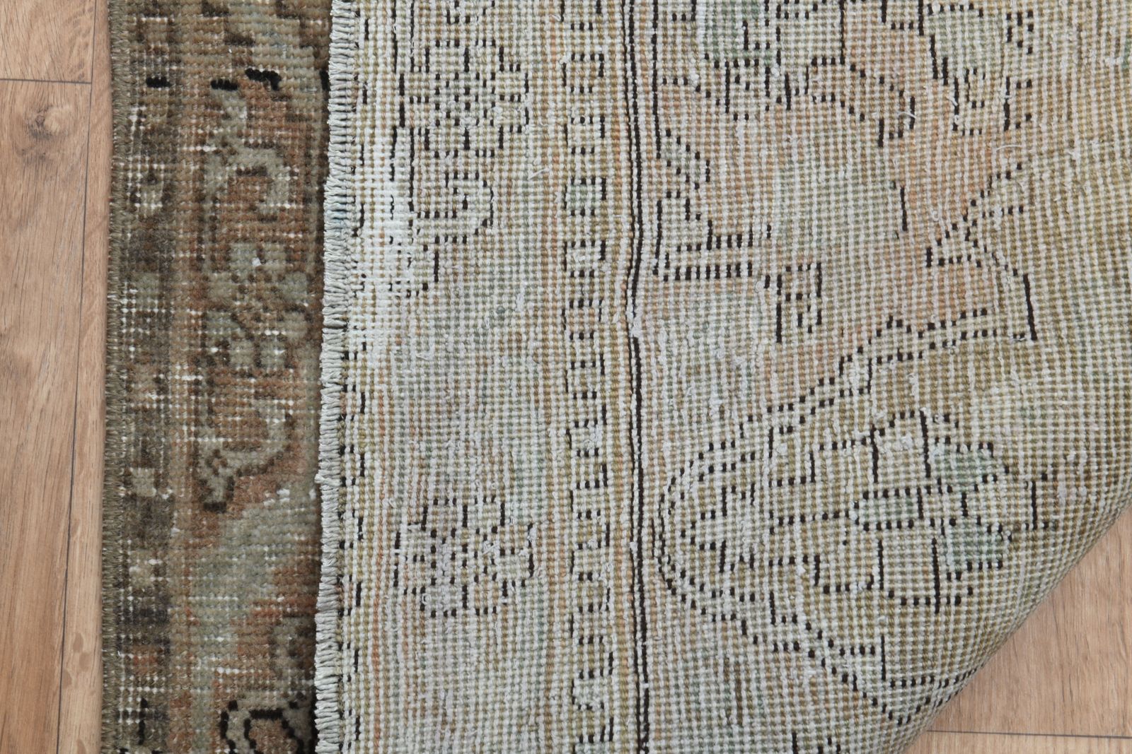 3'1x12'1 Ft, Handmade Luxury Turkish Runner, One Of A Kind, Vintage Oushak Rug, Kitchen Decor, Stair Decor, Hallway Carpet, Farmhouse Decor, Wool photo 799.0