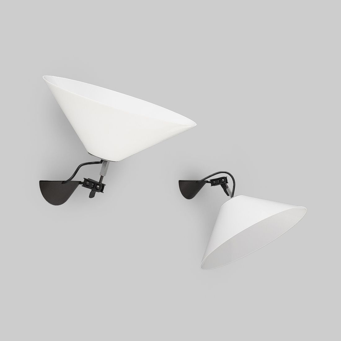 Pair Of “Aggregato” Wall Lamp By Enzo Mari For Artemide, 1970s photo for sale
