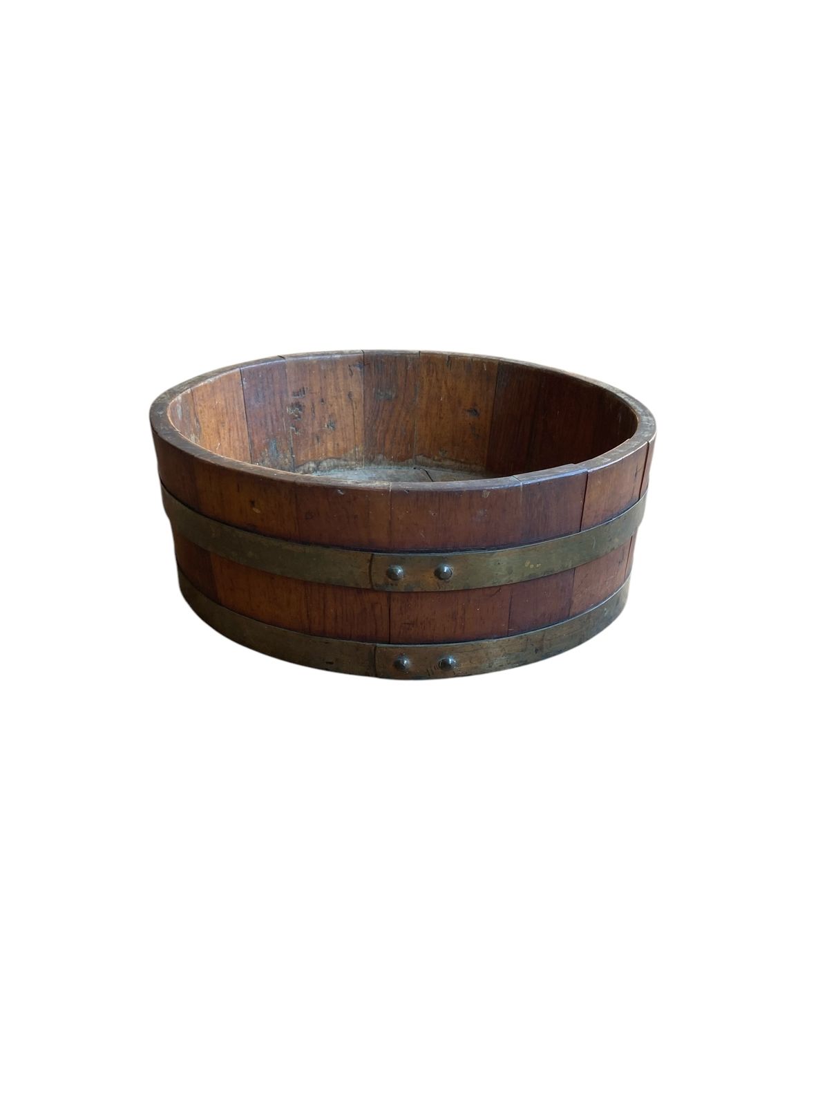 Edwardian Chestnut Wood Planter Or Ice Bucket. photo buy