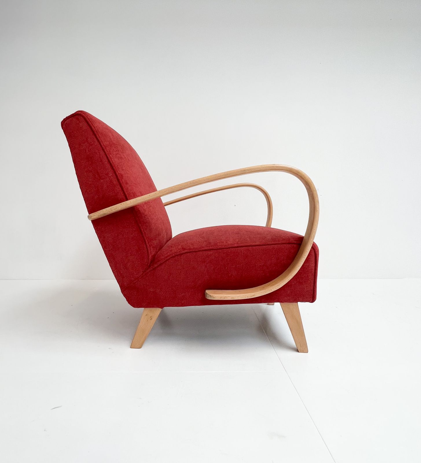 Renovated Jindrich Halabala Armchair, 1950s photo Furniture