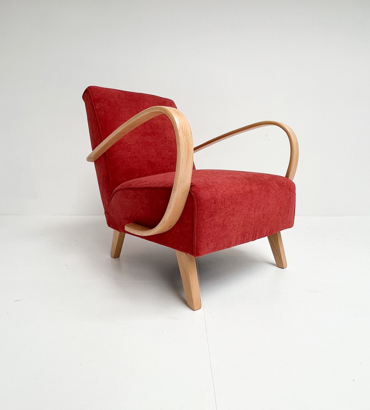 Renovated Jindrich Halabala Armchair, 1950s photo 599.0