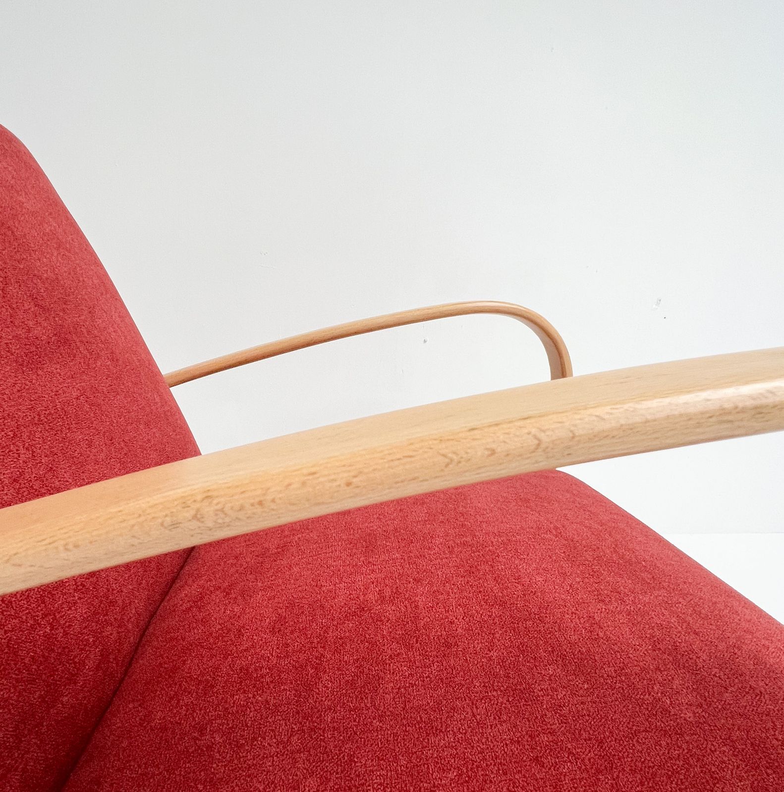 photo furniture Renovated Jindrich Halabala Armchair, 1950s
