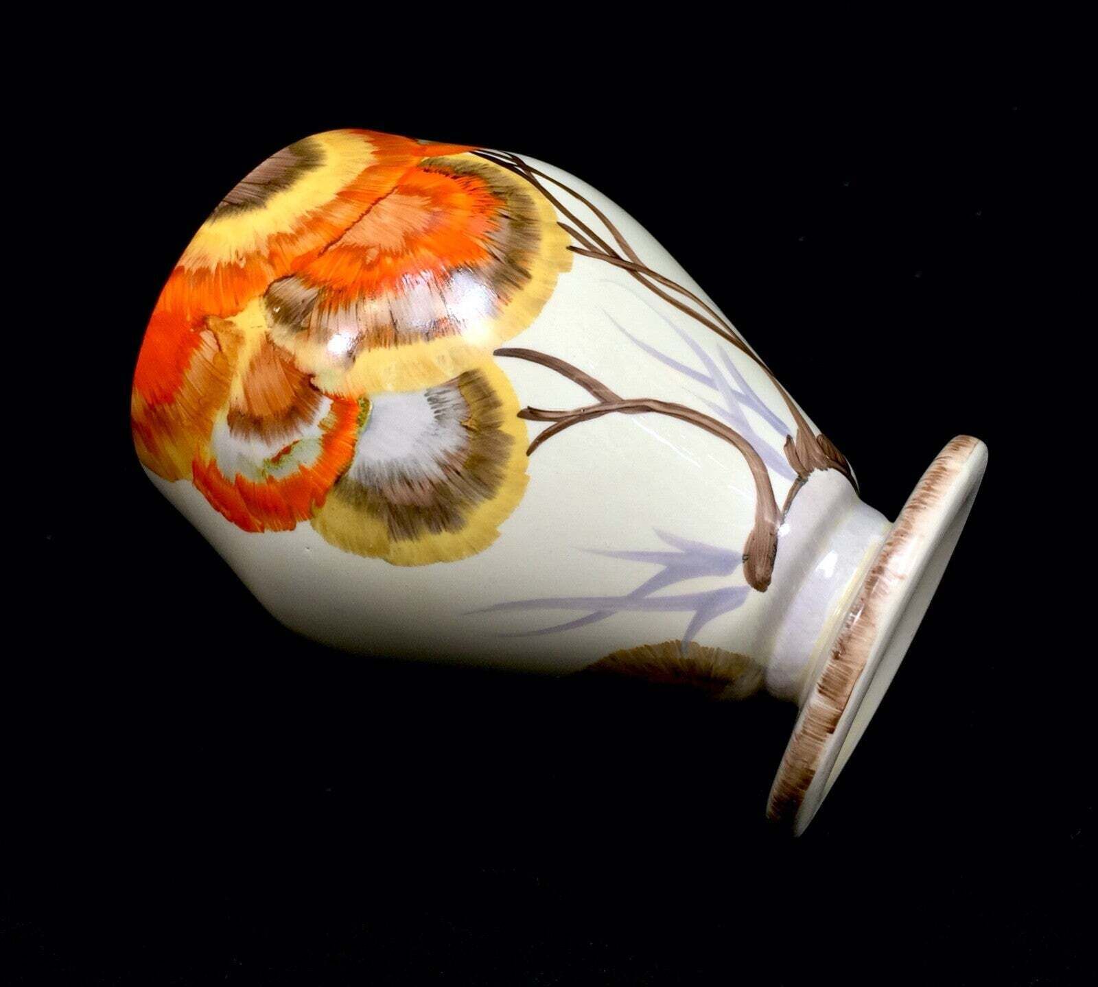 Antique Clarice Cliff   Rhodanthe Shape 363 Vase Art Deco Pottery Bizarre C1934 photo buy