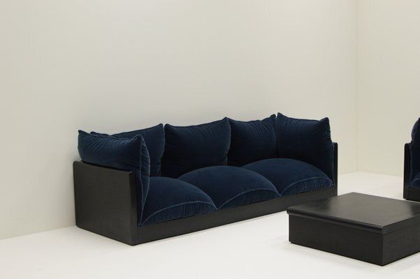 Down Sofa Set By Carlo Bartoli For Rossi Di Albizzate, Italy, 1974, Set Of 3 photo Furniture