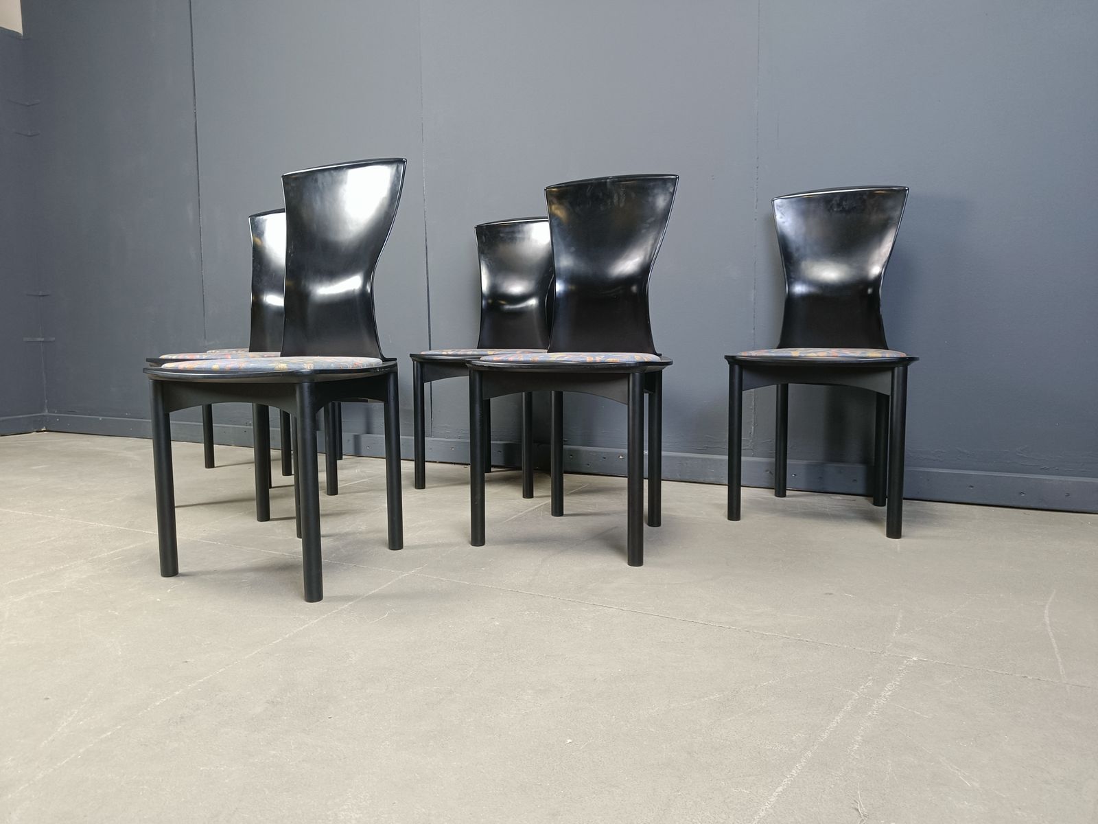 Vintage Pelope Dining Chairs By Francesco Binfarè For Cassina, 1990s photo Furniture