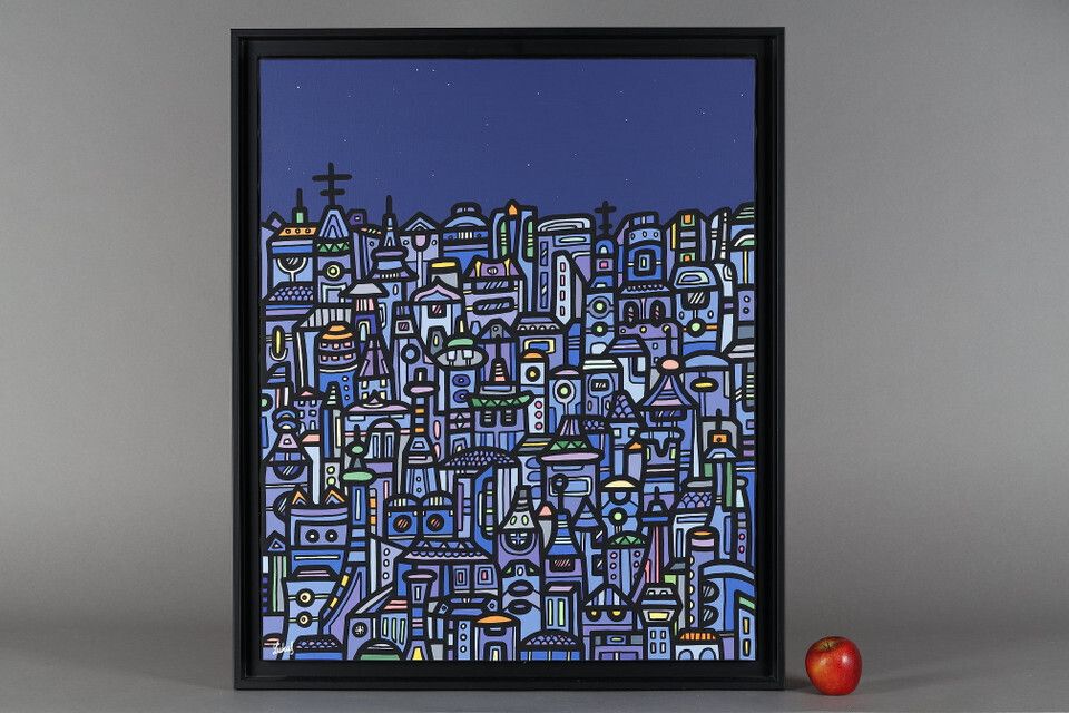 "Istanbul", Painting On Canvas By Contemporary Artist Lukas photo for sale