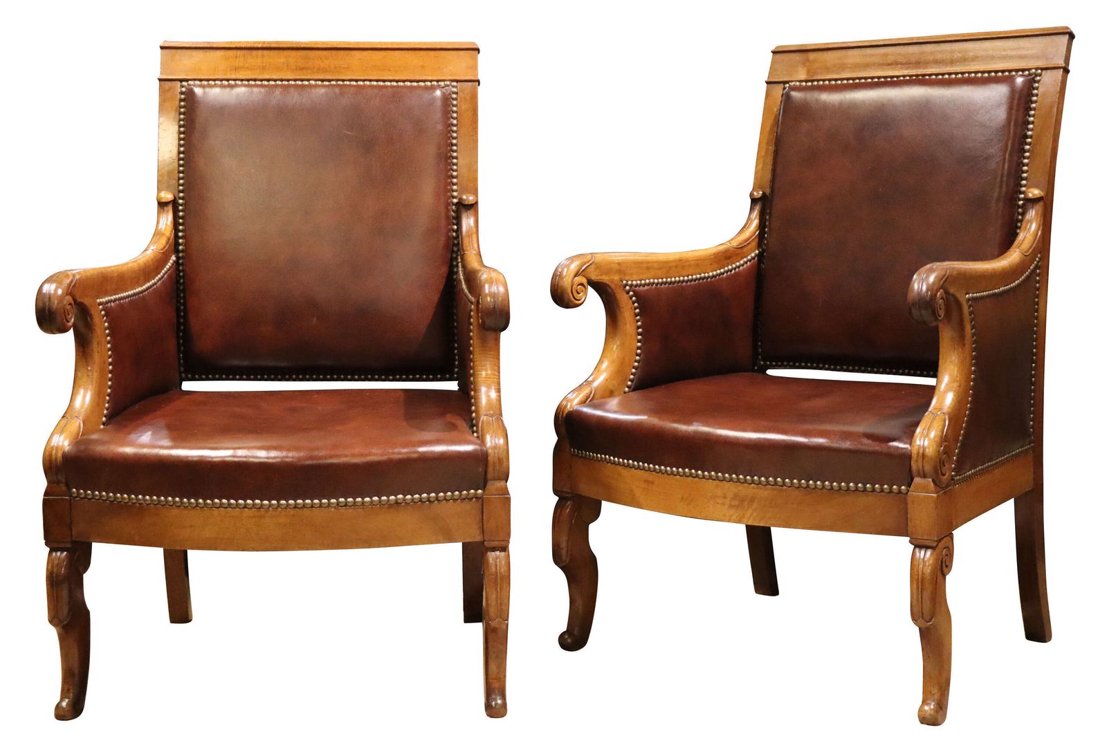 Pair Of Louis Philippe Period Walnut Armchairs photo furniture