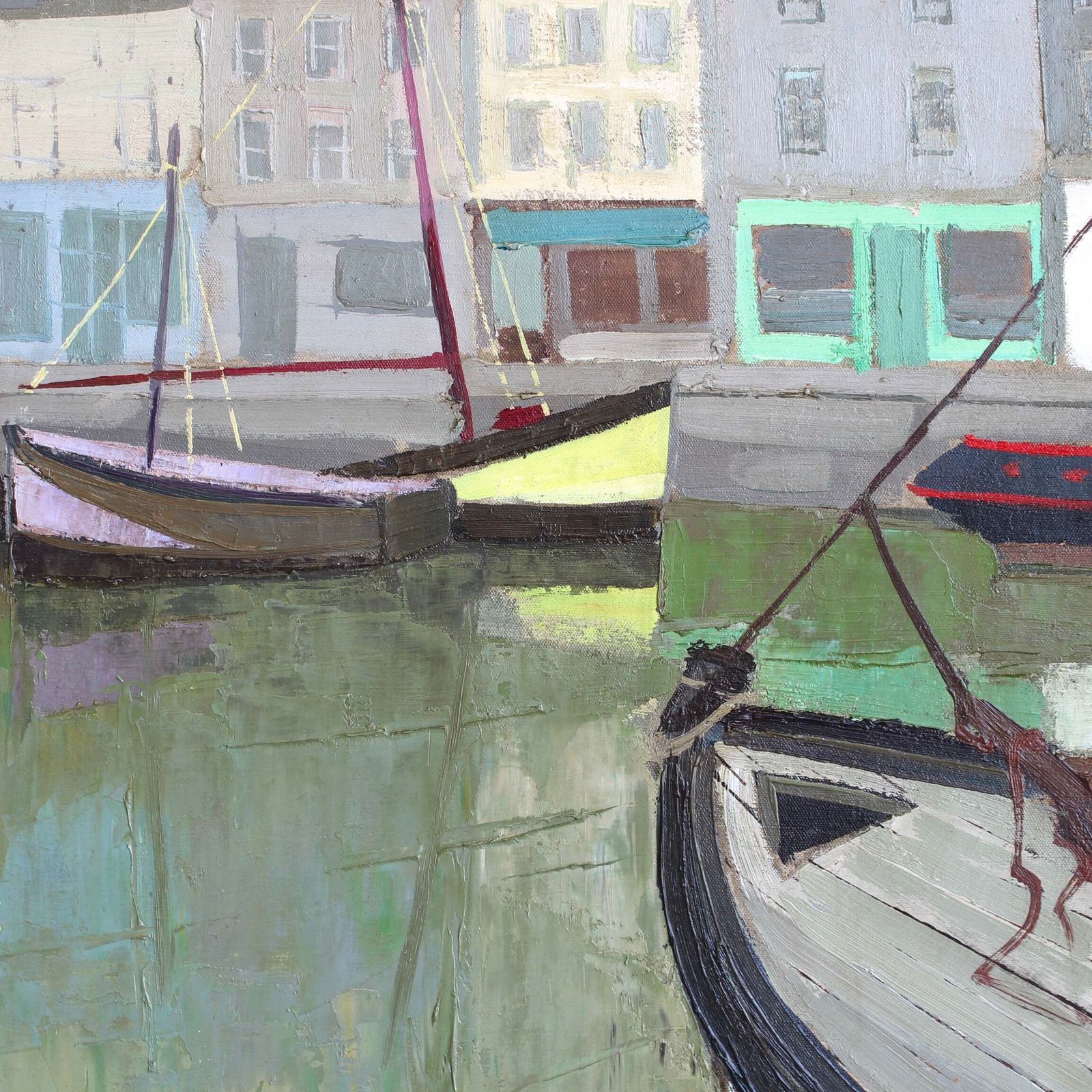 photo furniture The Port Of Honfleur' By Julien Varlet (1958)