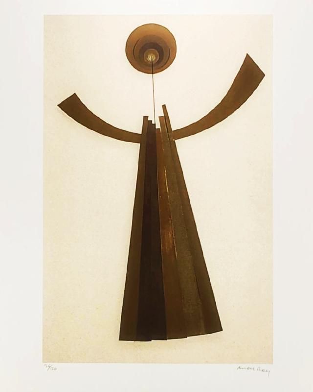 1970s Man Ray Limited Edition Lithograph. Author's Signature And Numbered In Pencil. photo furniture