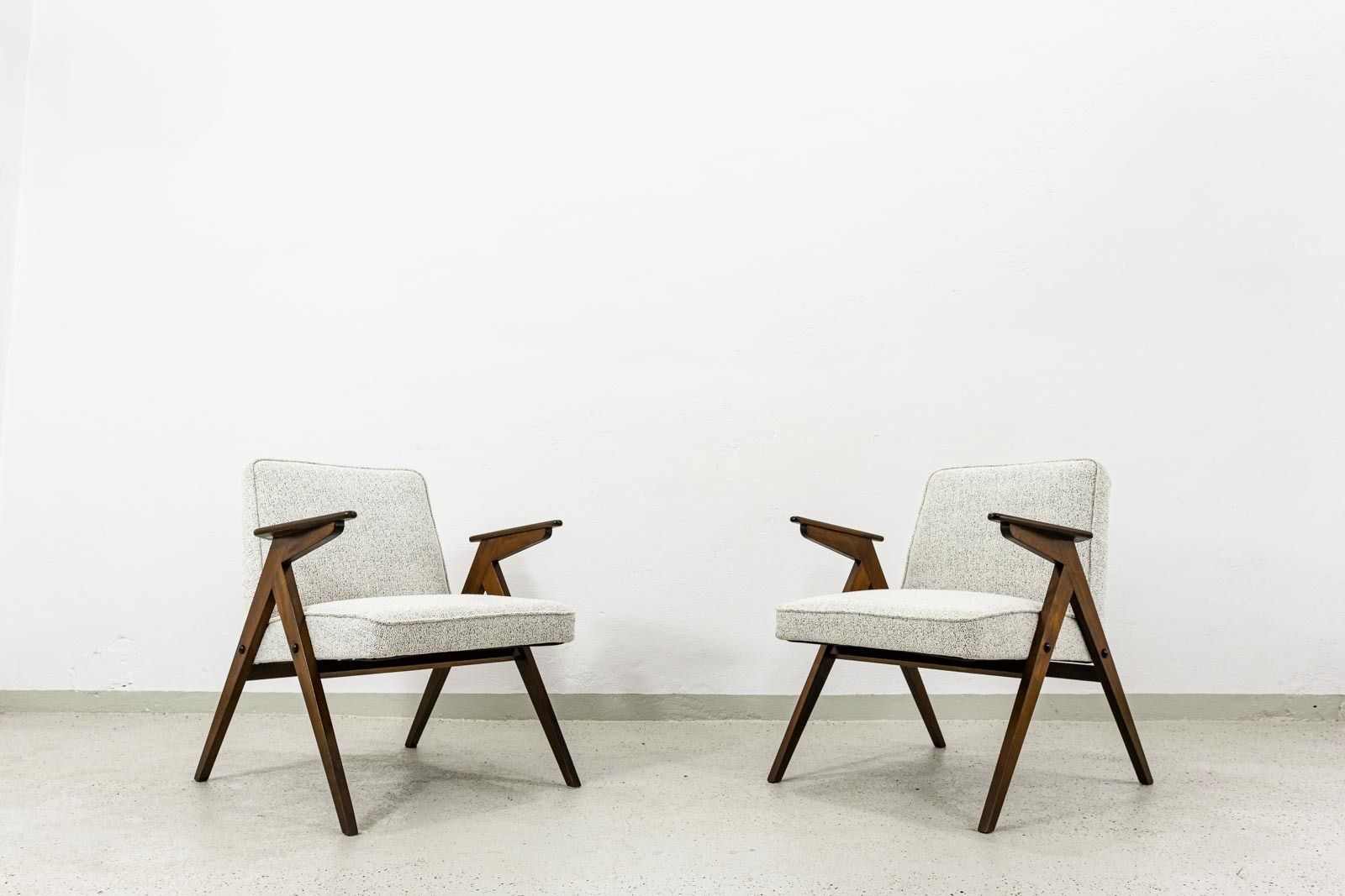 Mid Century Modern Armchairs "Bunny" ,Poland, 1960s, Set Of 2 photo buy