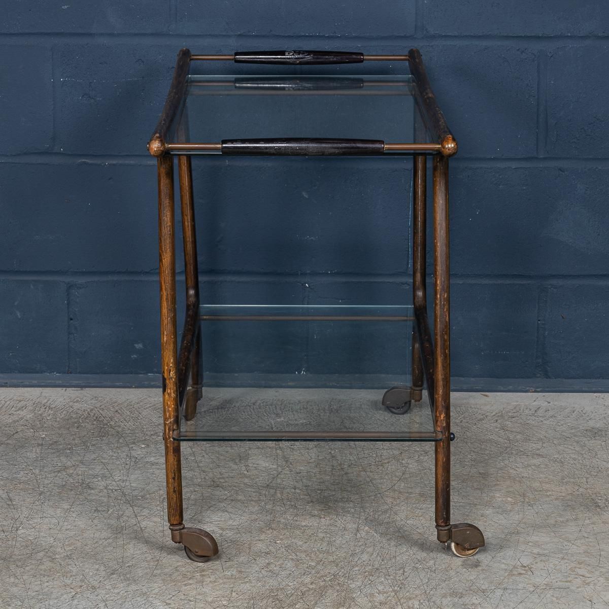 20th Century Italian Drinks Trolley In The Manner Of Cesare Lacca C.1960 photo vinterior