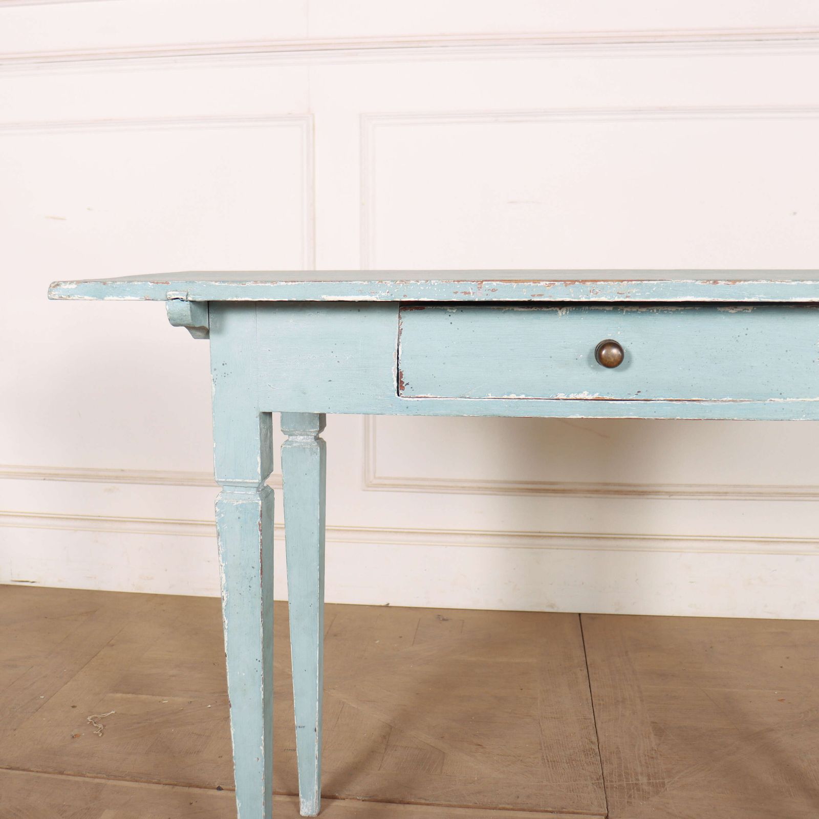Swedish Painted Lamp Table, 19th Century photo furniture