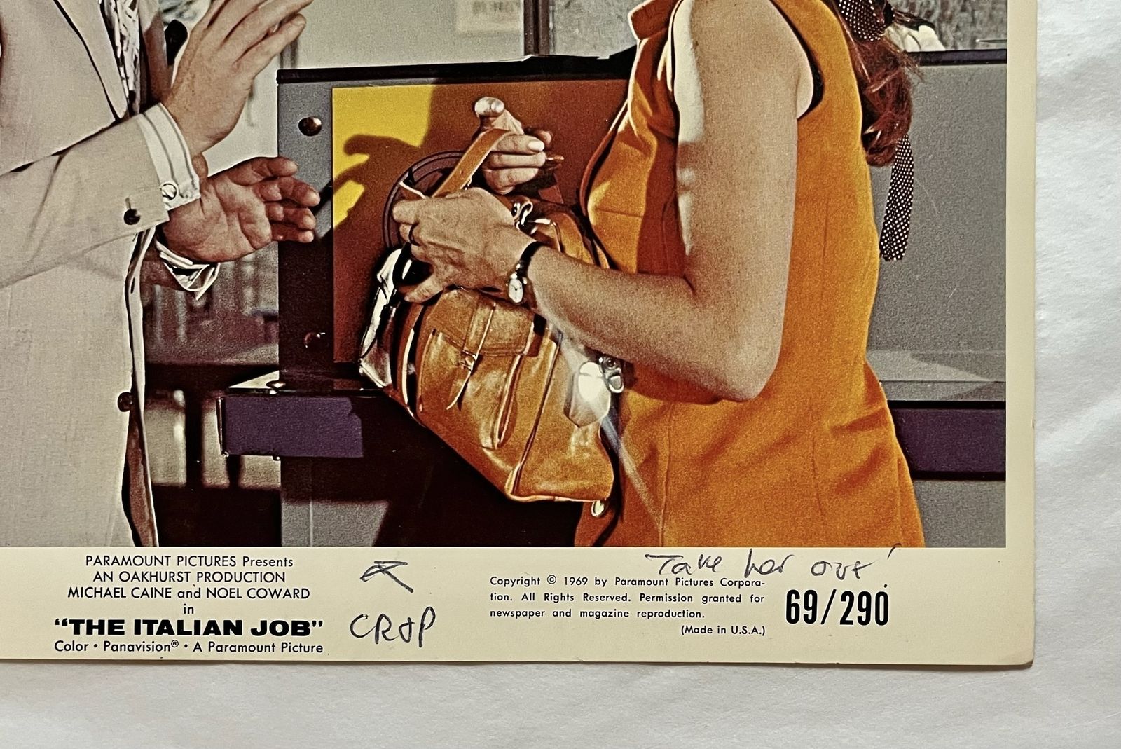 The Italian Job   Original 1969 Lobby Card photo for sale