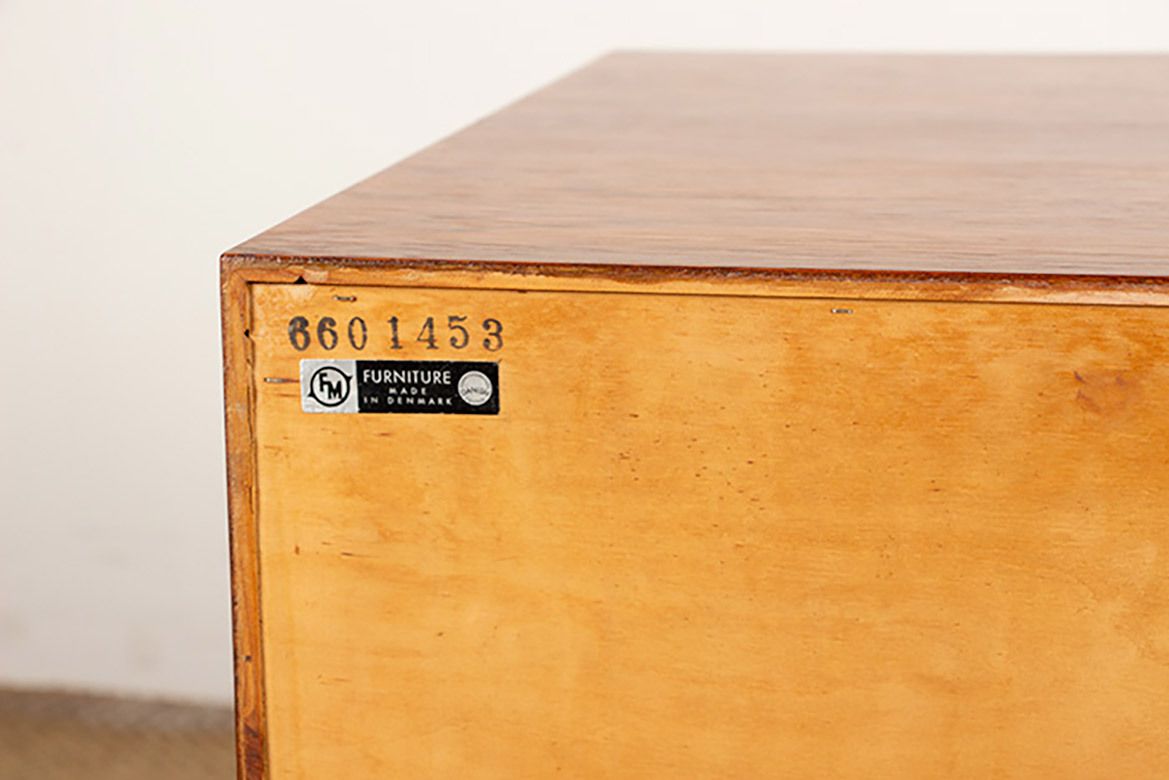 Mobilier Commode danoise en palissandre par Kai Kristiansen pour Feldballe Møbelfabrik 1960. photo