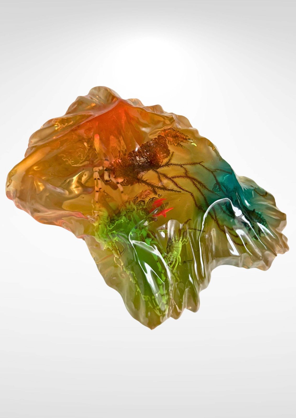 1970s French Lucite Aquarium Ashtray photo buy