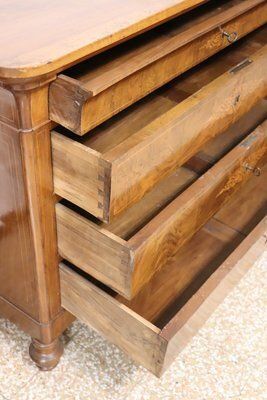 Antique Chest Of Drawers In Inlaid Walnut, 1800s photo buy