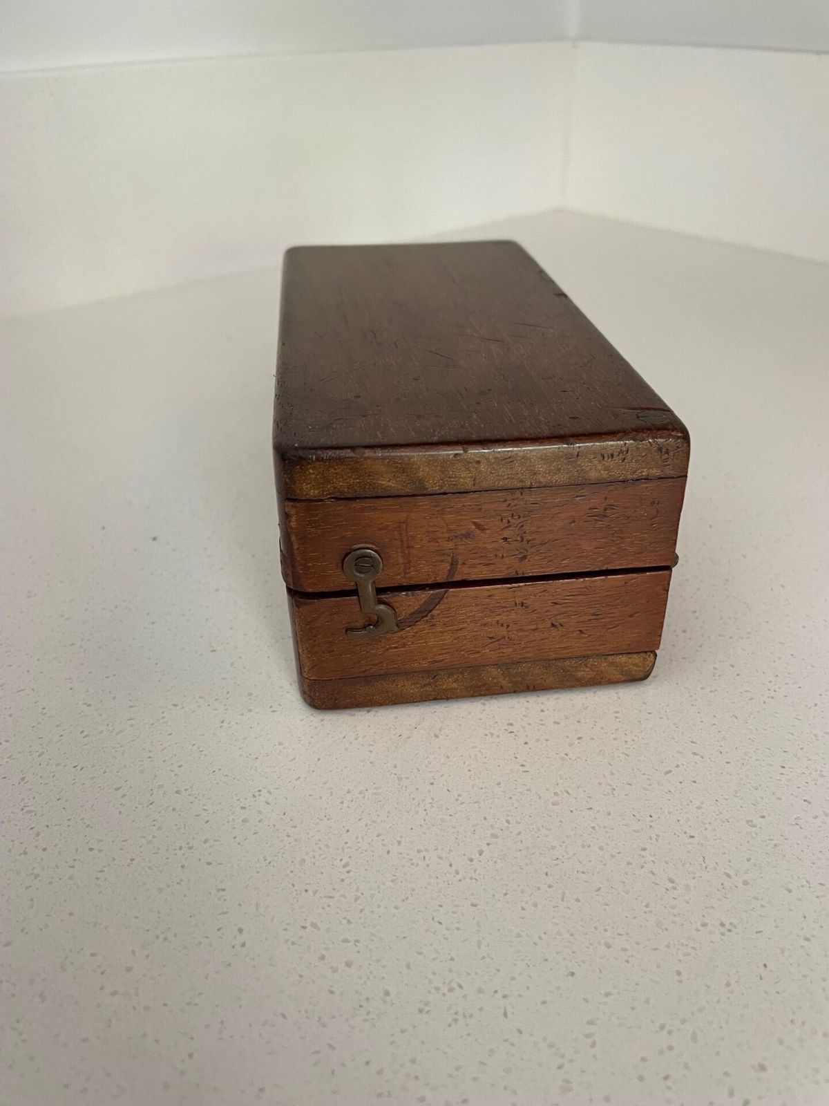 Antique Mahogany Cased Travelling Chest Set photo for sale