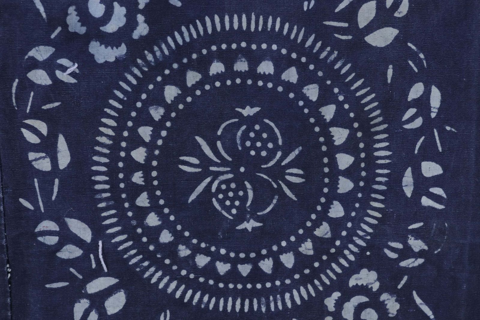 Late 19th Century Chinese Wax Resist Fabric (1) photo for sale