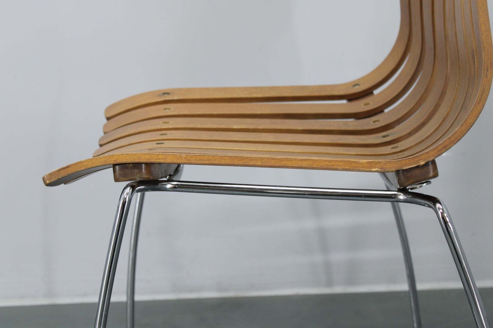 1980s Set Of Six Scandinavian Teak Dining Chairs photo vintage