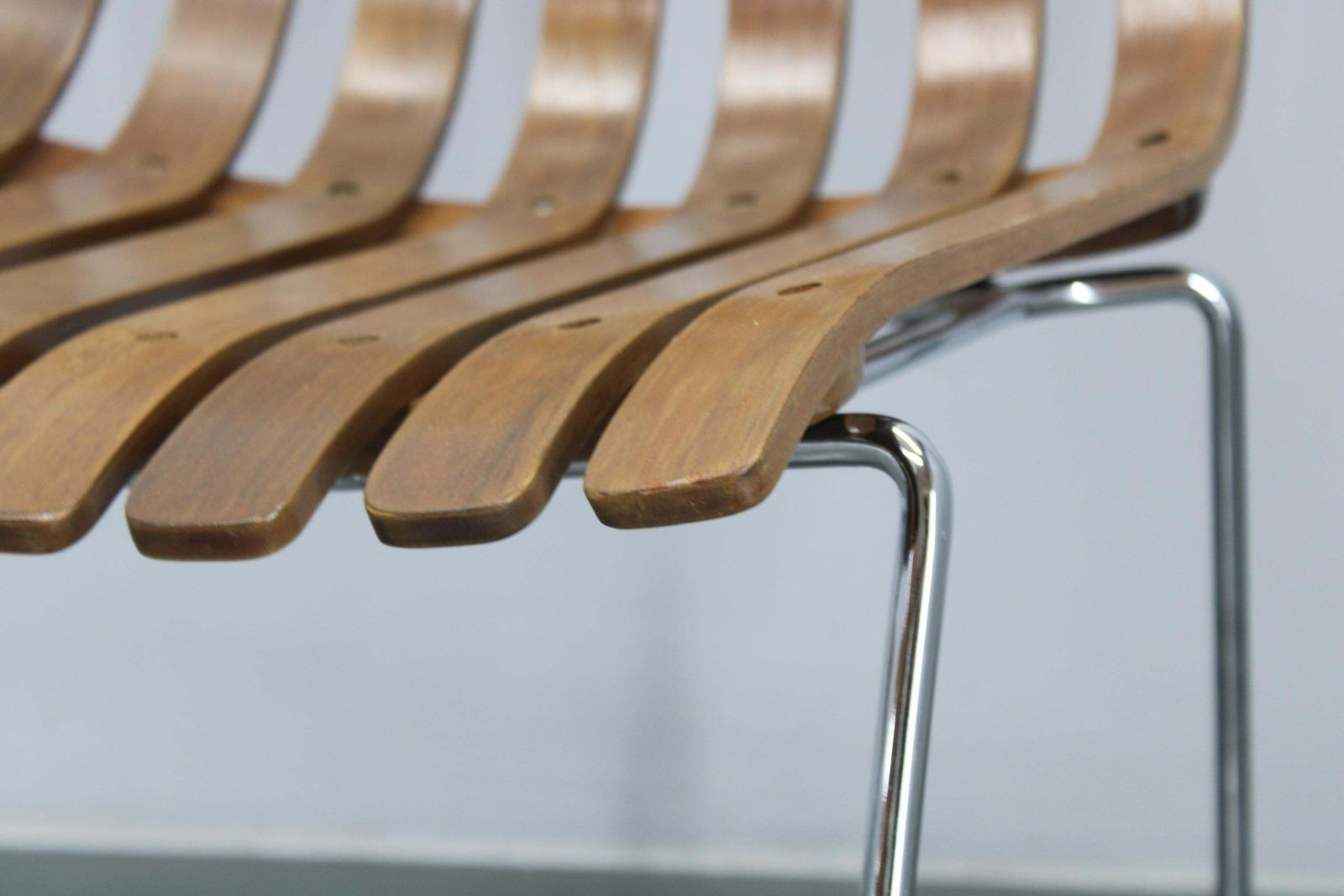 2169.0 1980s Set Of Six Scandinavian Teak Dining Chairs photo