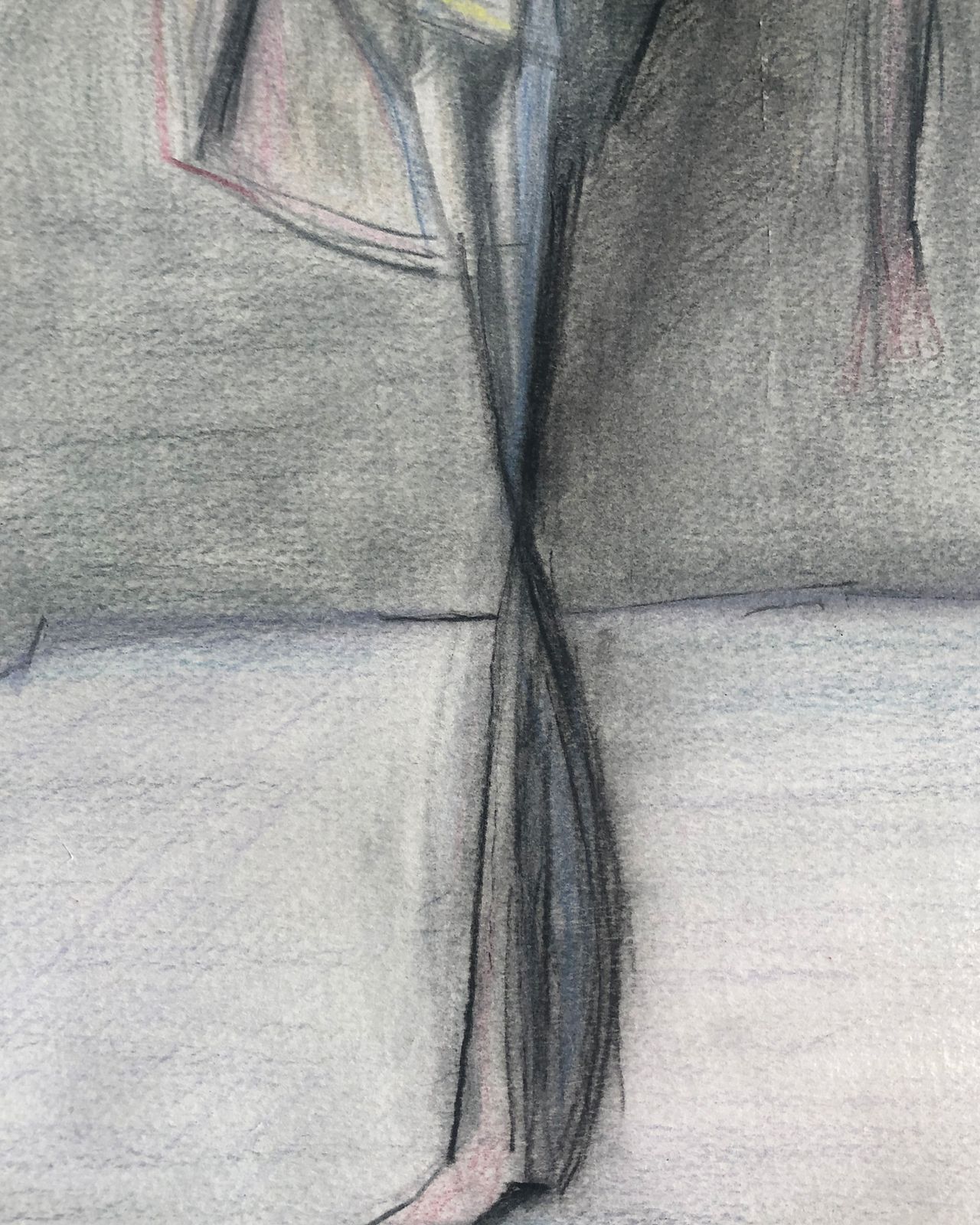 Fine Late Drawing By French Surrealist Artist photo Art