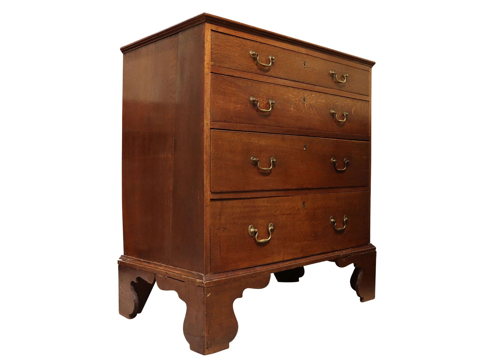 George III Oak Chest Of Drawers photo for sale