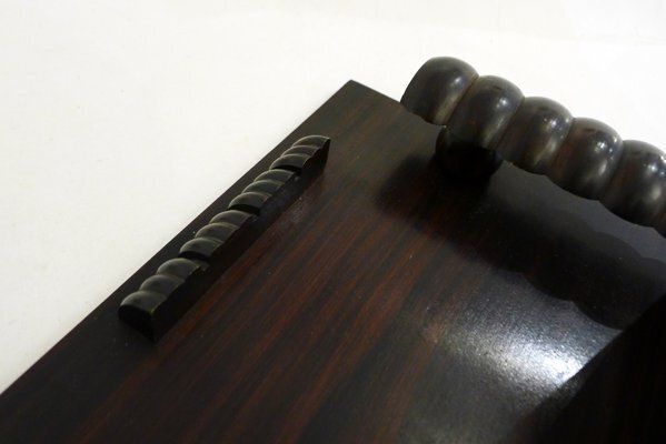 Art Deco Desk Set In Wood, 1930s photo vintage