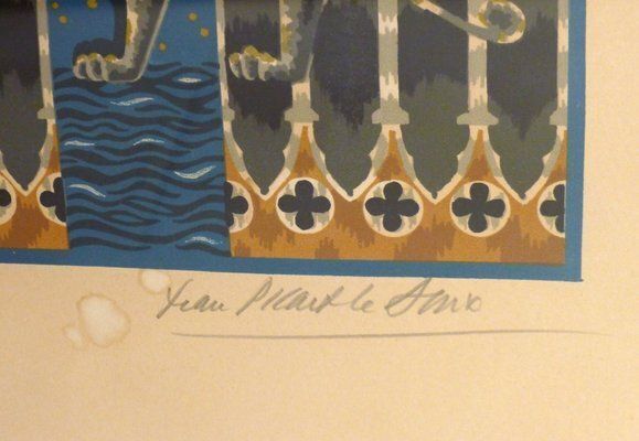 photo vinterior Jean Picart Le Doux, Venezia, 1960s, Large Lithograph