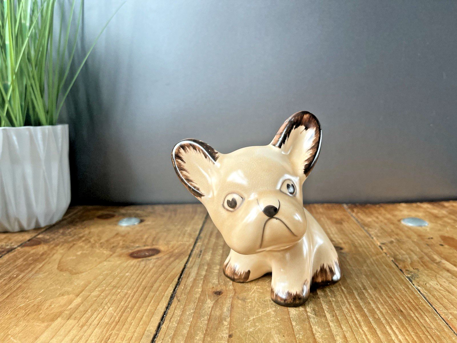 Cute Art Deco Byngo Dog French Bulldog Made In England Denby Sylvac Wade Style