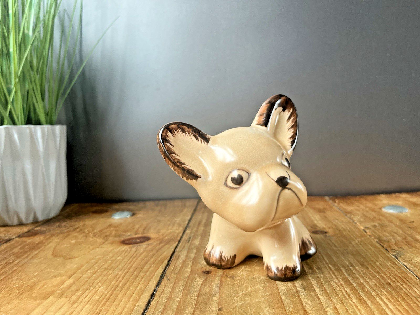 Cute Art Deco Byngo Dog French Bulldog Made In England Denby Sylvac Wade Style photo furniture