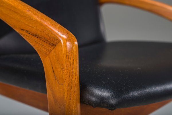 Mid Century Model 23 Dining Chair By Henning Kjærnulf For Korup Stolefabrik, 1960s photo 573.0