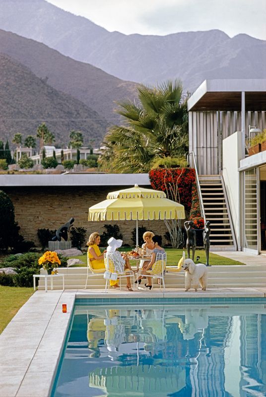 Slim Aarons 'Poolside Friendship' Unframed Archival Pigment Print