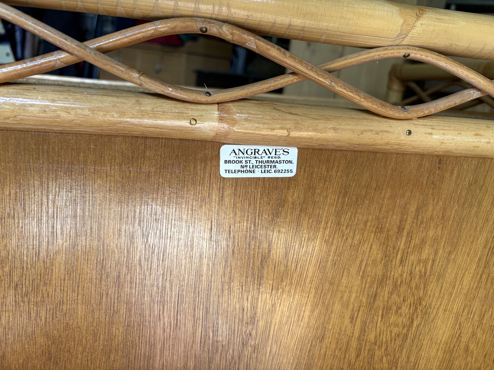 “Angraves” Rattan/Cane Bedroom Set photo for sale
