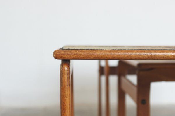 photo furniture Teak Side Tables By Trioh, 1960s, Set Of 3