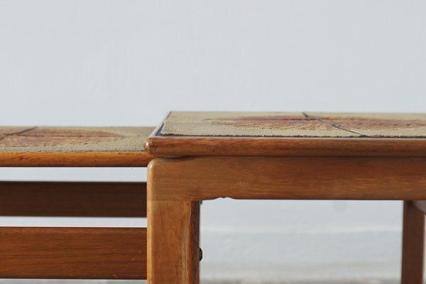 photo for sale Teak Side Tables By Trioh, 1960s, Set Of 3