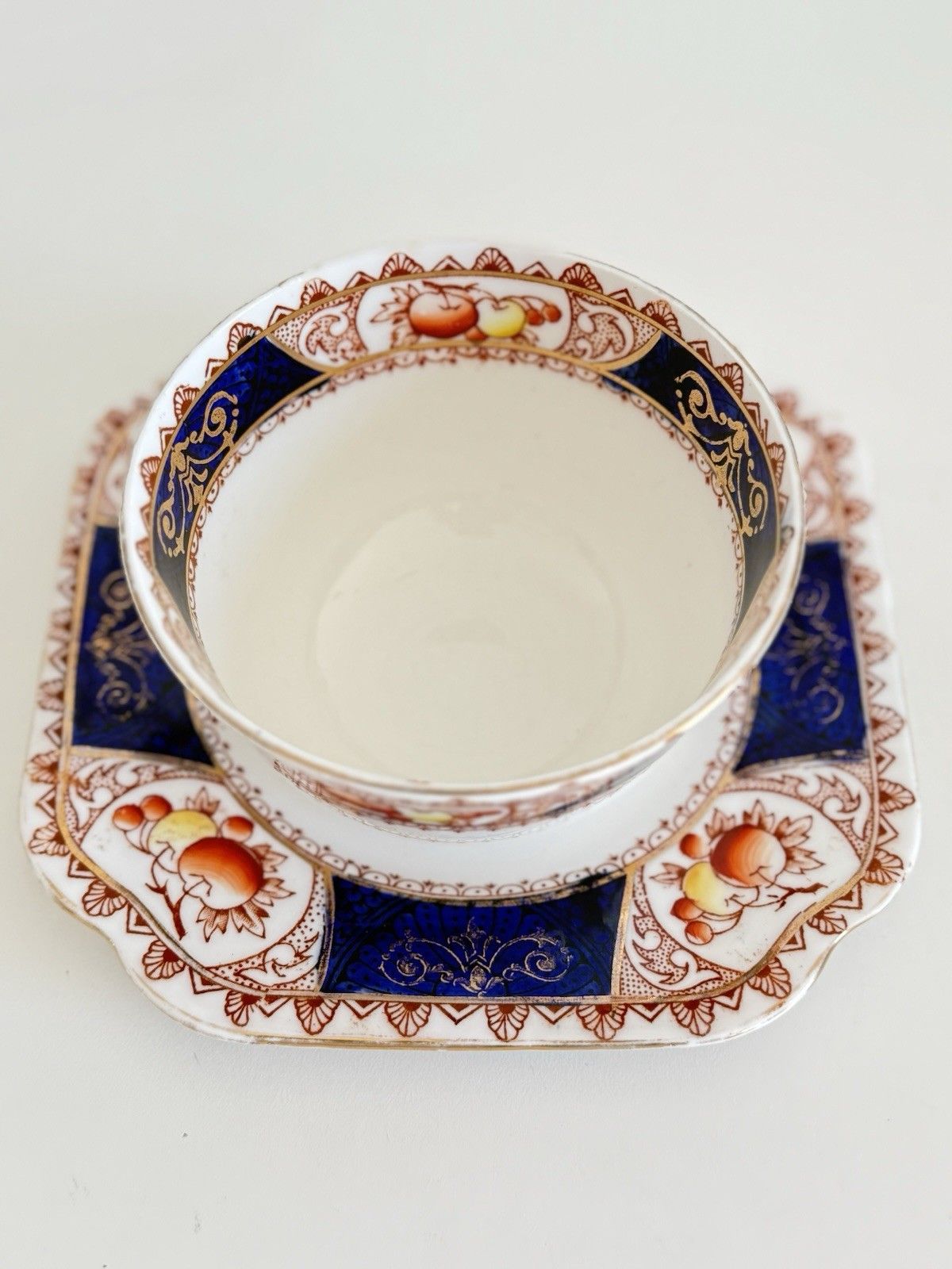 Early Antique Gold Gilded Royal Vale English Bone China Cup & Saucer (Circa 1913) photo Home Decor