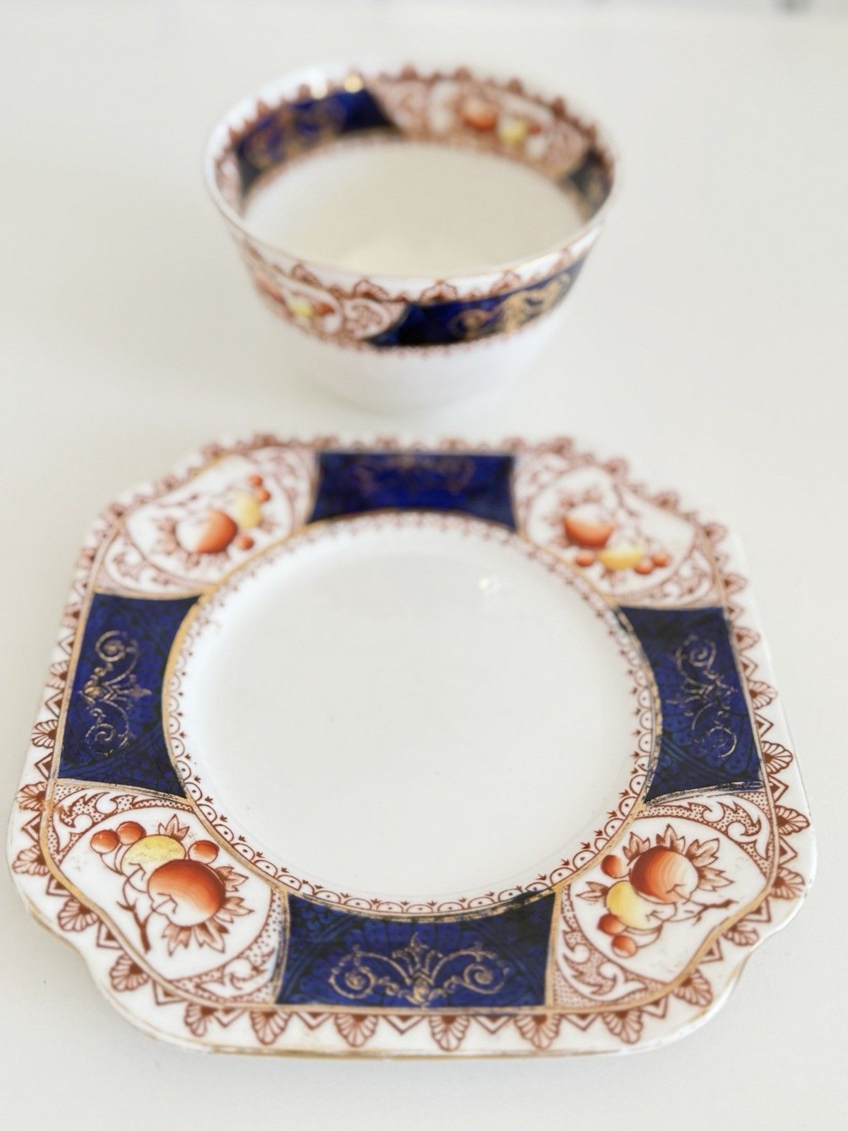 Early Antique Gold Gilded Royal Vale English Bone China Cup & Saucer (Circa 1913) photo buy