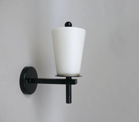 Bauhaus Outdoor Lamp In Black & White, 1930s