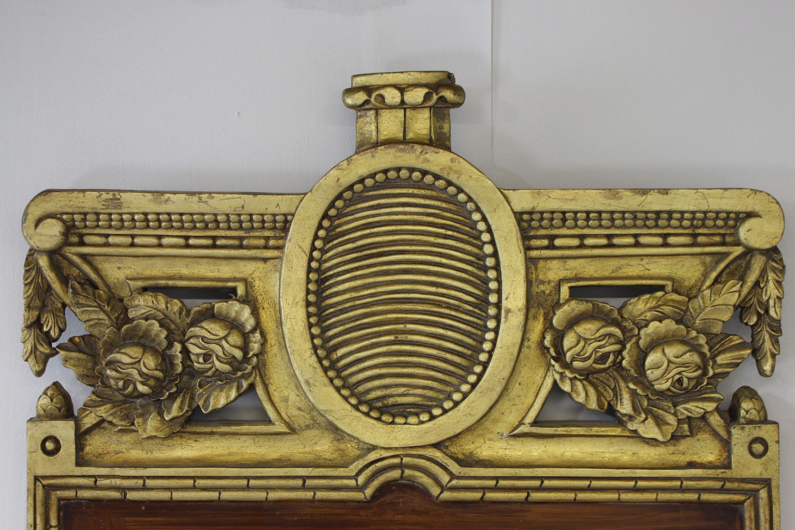 Large Antique Swedish Karl Johan Style Mirror photo 975.0
